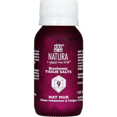 Natura - Nat mur D6 Tissue Salts (9) 125 Tablets
