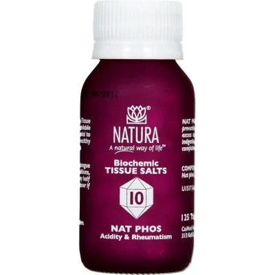 Natura - Nat phos D6 Tissue Salts (10) 125 Tablets