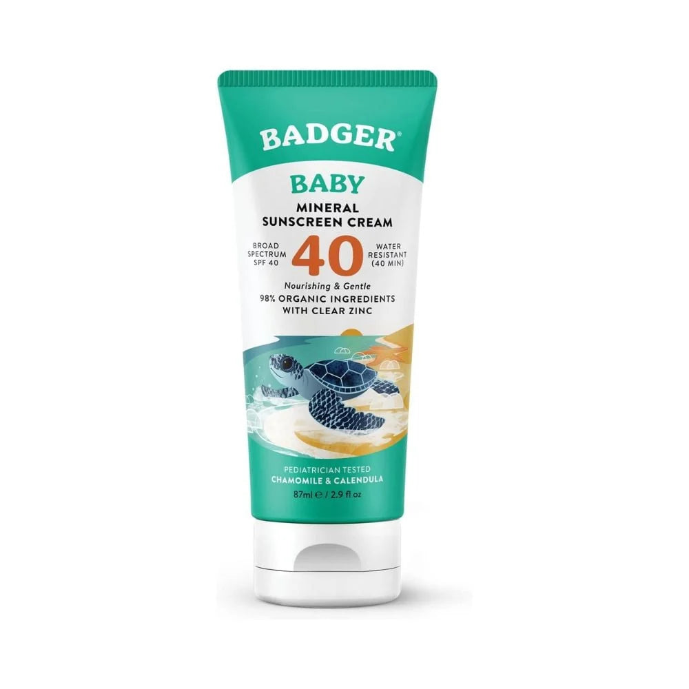 Badger Baby Mineral Sunscreen Cream SPF 40 86ml