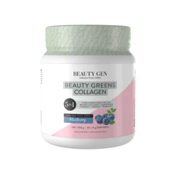 Beauty Gen 5-in-1 Collagen Supplement 450g - Blueberry
