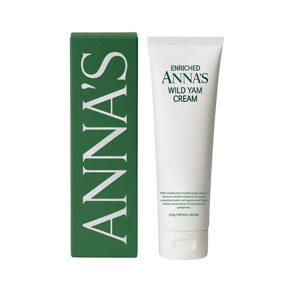 Essentially Young Menstrual & Menopause Relief Cream - ANNA'S Wild Yam, Herbal Extracts 100gr