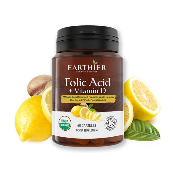 Earthier Folic Acid Capsules 60s