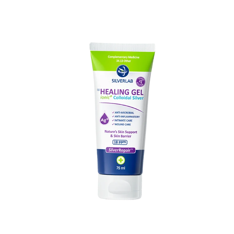 Silverlab Colloidal Silver Healing Gel gel tube 75ml