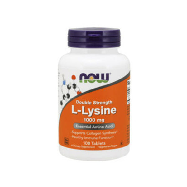 NOW Foods L-Lysine Double Strength 1000mg