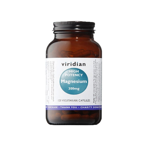 Viridian Hi- Potency Magnesium 300mg  Veg Capsules 30