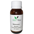 Bottle of Natra-Heal Melatonin Assist on a white background