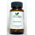 Natra-Heal Master Detox supplement bottle on a white background