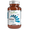 Bottle of NeoGenesis Health Nightcaps supplement on a white background
