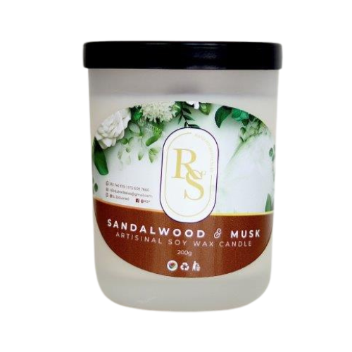 Rs² Candle - Sandalwood & Musk 200g