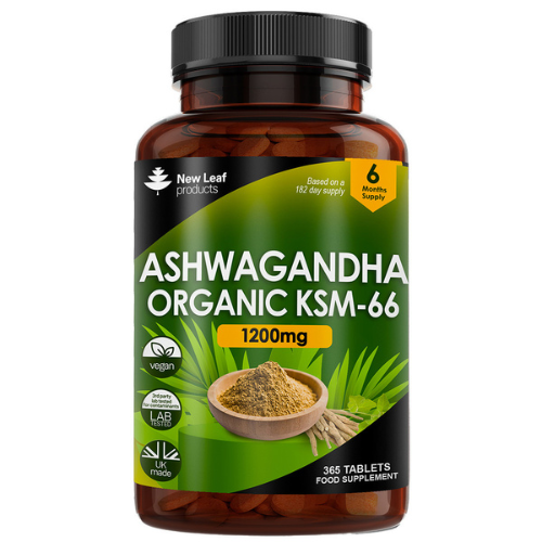 New Leaf Ashwaganda Tablets 365 with KSM