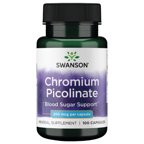 Swanson Chromium Picolinate 200mcg-100Ct