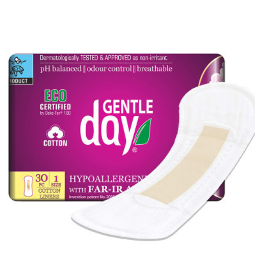 Gentle Day Organic Cotton Absorbent Liners 20s