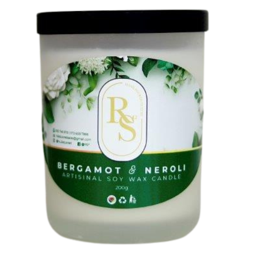 Rs² Candle - Bergamont & Neroli 200g