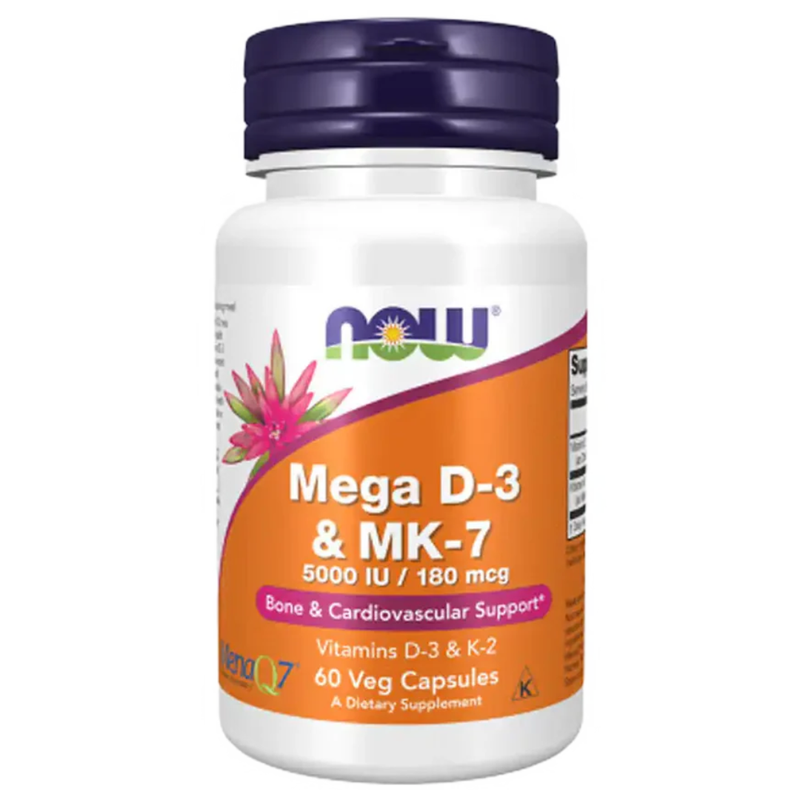 Now Foods Vitamin D3 and MK-7 60 capsules