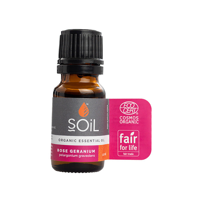 Soil Organic Rose Geranium Oil 10ml