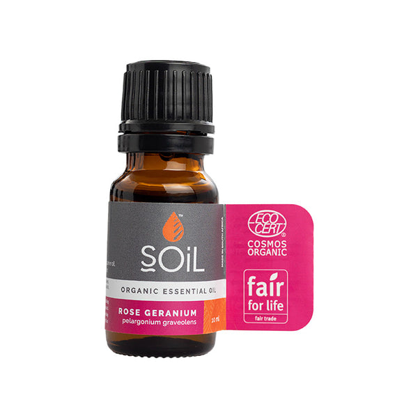 Soil Organic Rose Geranium Oil 10ml