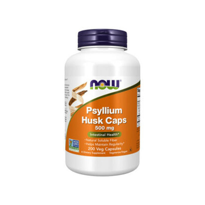 NOW Foods Psyllium Husk 500mg - 200 Veg Capsules