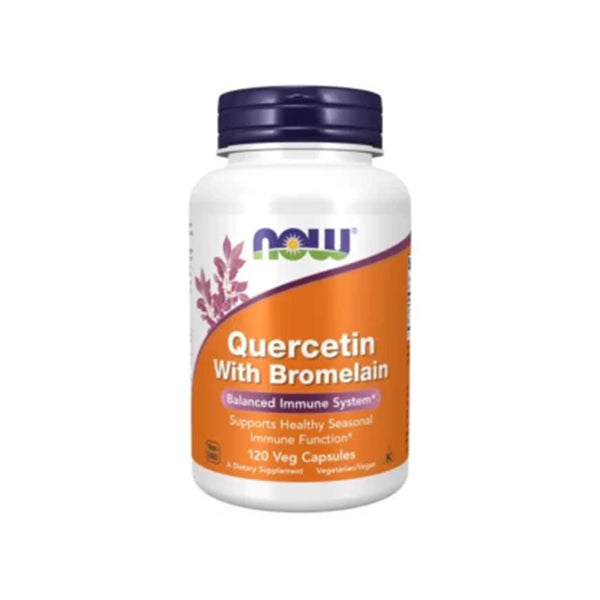 NOW Foods Quercetin with Bromelain - 120 Veg Capsules