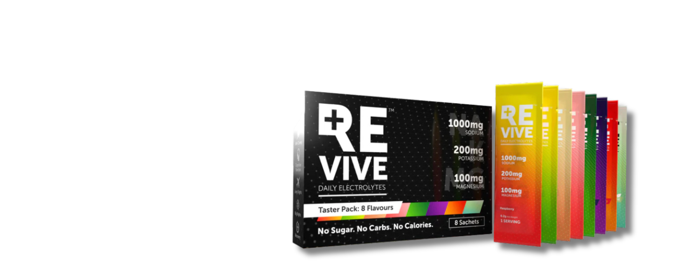 RE VIVE product packaging on a white background