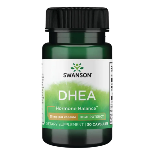 Swanson Dhea High Potency 25mg 30 Capsules