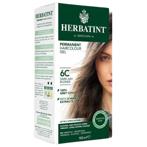 Herbatint Permanent- 6C Dark Ash Blonde Hair Dye