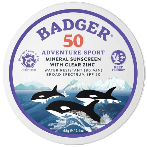 Badger Adventure Sport Mineral Sunscreen SPF 50 68gr