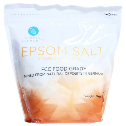 Simple Elements FCC Food Grade Epsom Salts 3KG