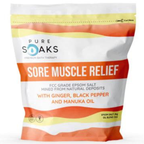 Pure Soaks Sore Muscle Relief with Essential  Oils -2kg