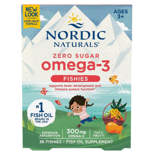 Nordic naturals Omega-3 Zero Sugar Fishies-36 300mg