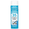 Badger Active Sunscreen Stick SPF 35 Clear Zinc Face Stick 18.4g