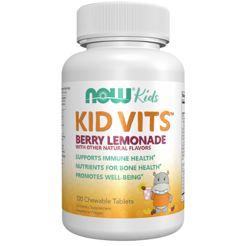 NOW Foods Kid Vitamin Berry Lemonade 120 chewables