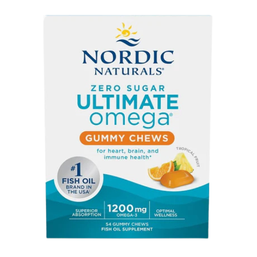 Nordic Naturals Zero Sugar Ultimate Omega Gummy Chews 54ct