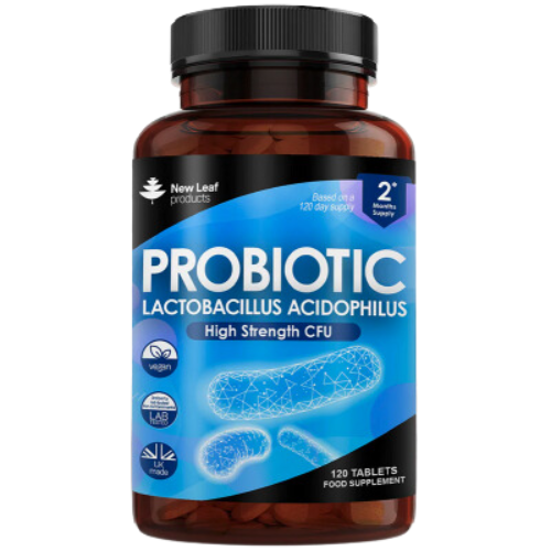 New Leaf Probiotic High Strength CFU 120 Tablets