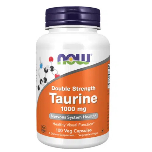 Now Foods Taurine 1000mg 100 Veg Capsules