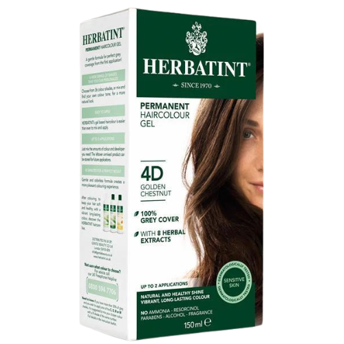 Herbatint Permanent Colour - 4D Golden Chestnut