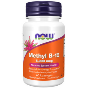 Now B-12 5000mcg 60 Lozenges