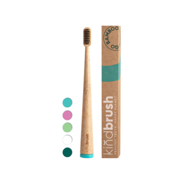 The Kindbrush Adult Bamboo Toothbrush