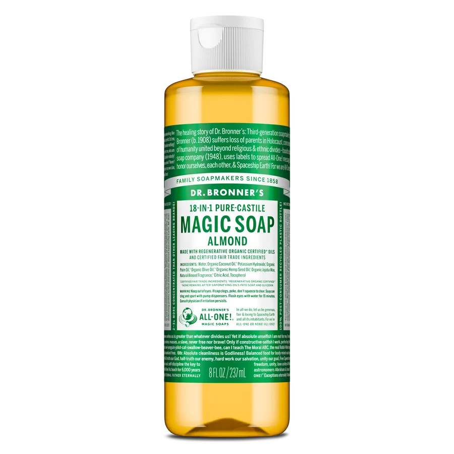 Dr. Bronner's Pure Castile Liquid Soap - Hemp Almond