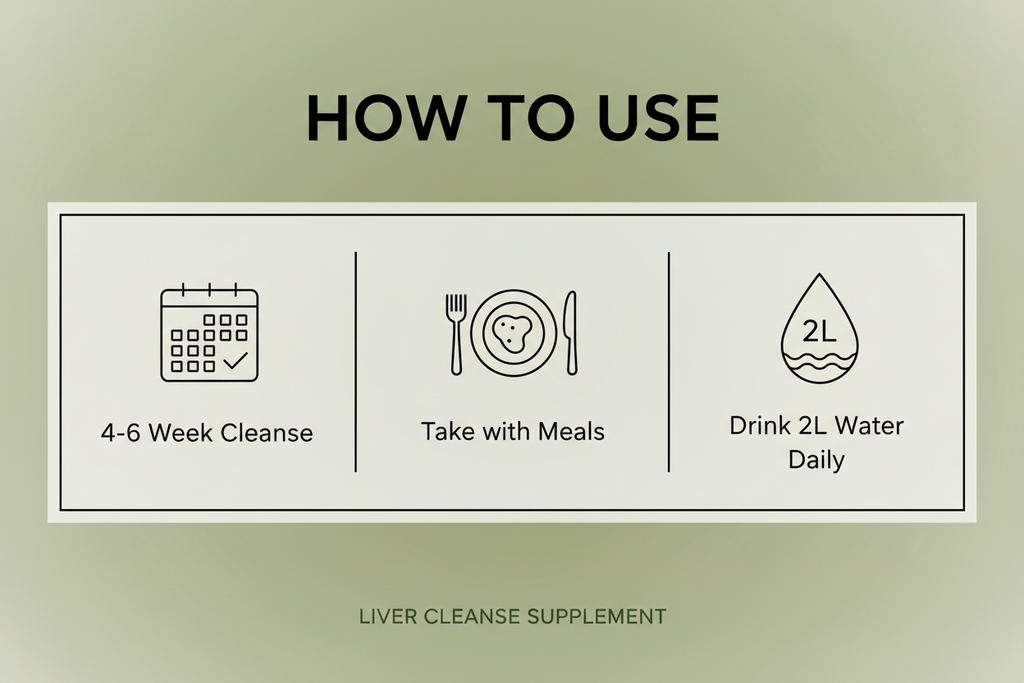 Natra Heal Liver Cleanse - How to Use