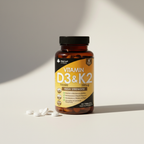 New Leaf Vitamin D3 And K2 - Tablet Close-up