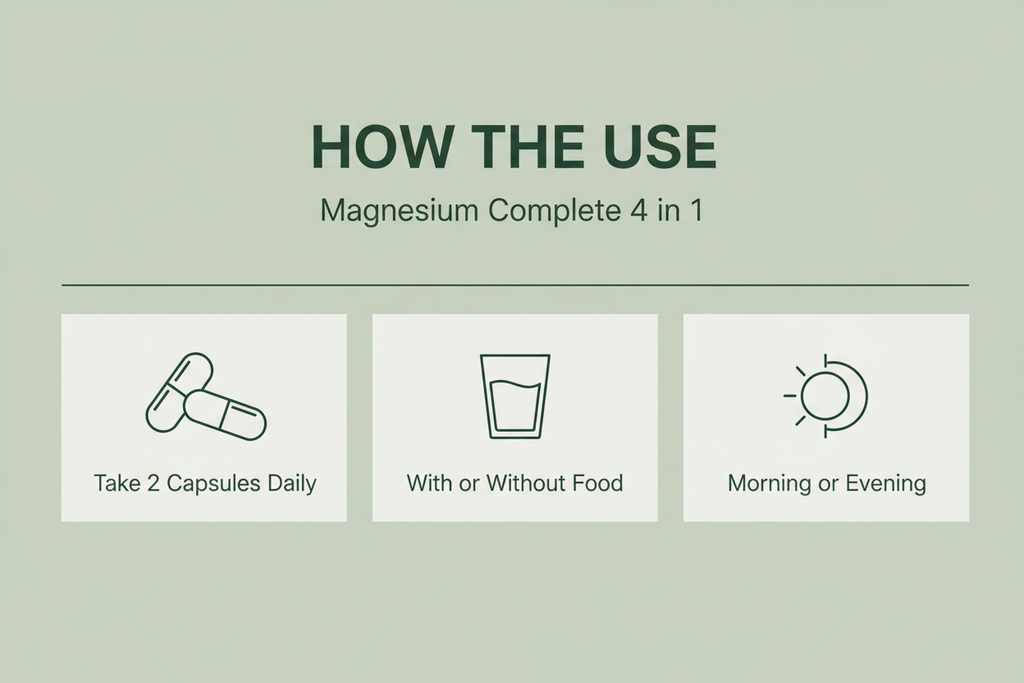 New Leaf Magnesium Complete 4 in 1 - How to Use