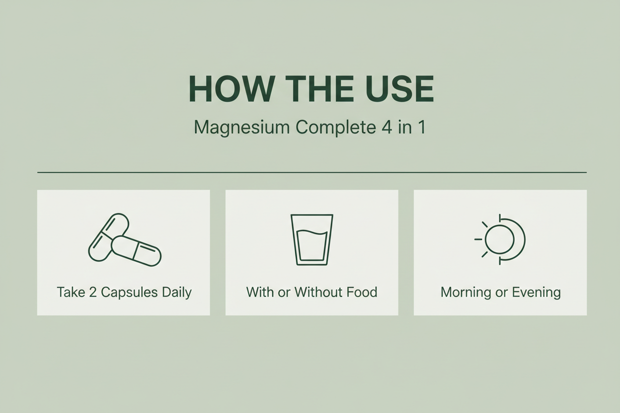 New Leaf Magnesium Complete 4 in 1 - How to Use