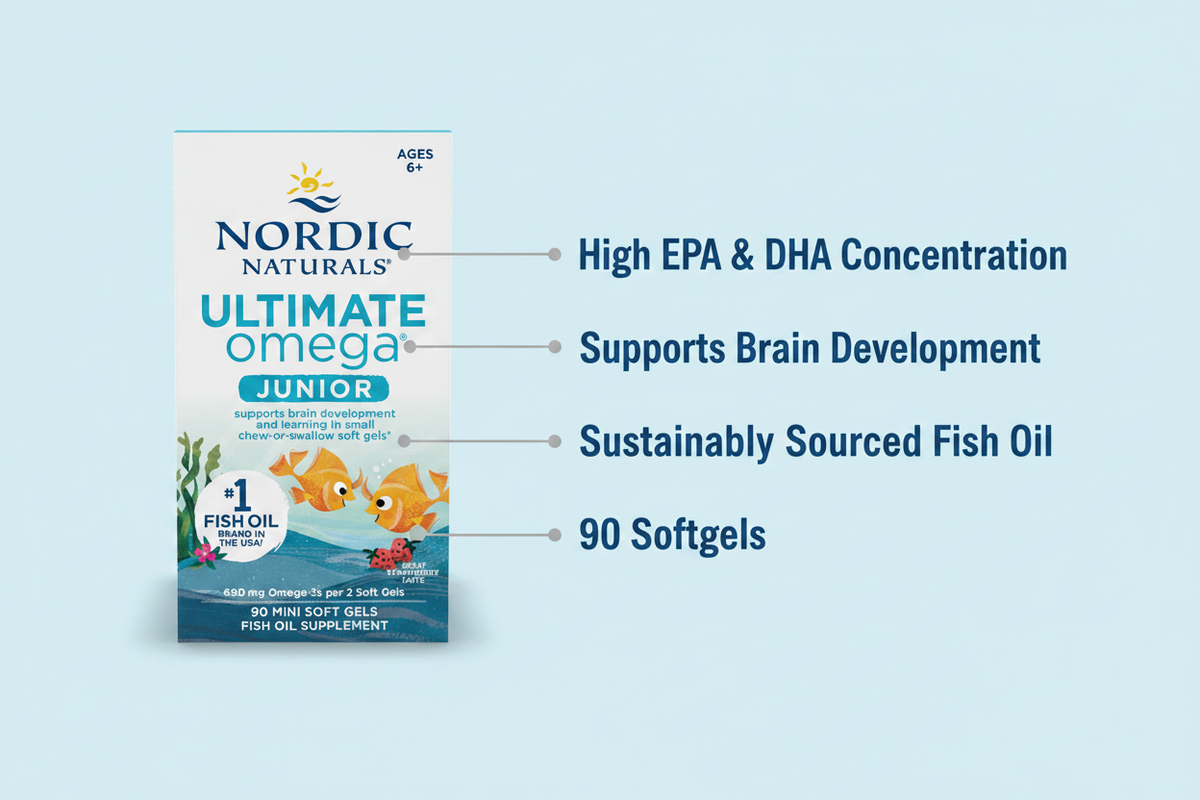 Nordic Naturals Ultimate Omega Junior - Key Benefits
