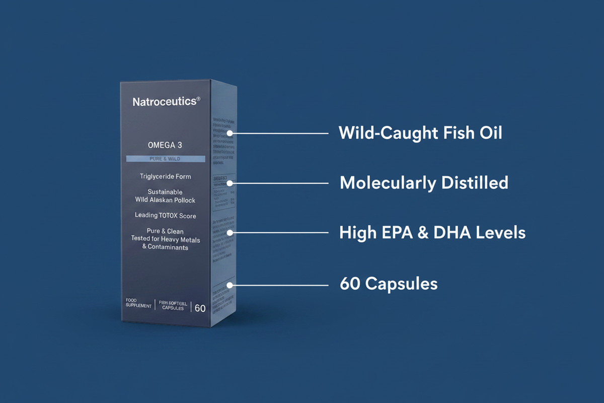 Natroceutics Omega 3 Pure & Wild - Key Benefits