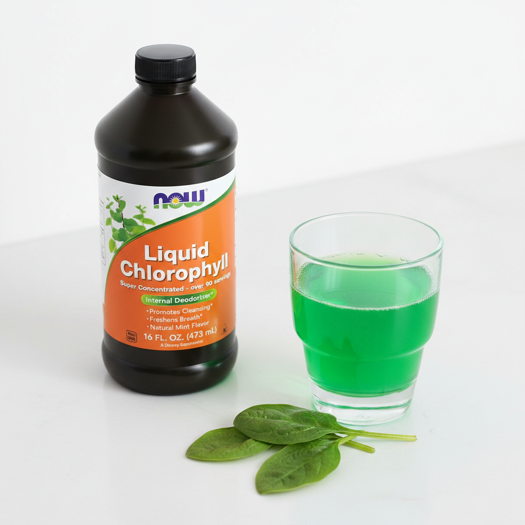 Now Foods Liquid Chlorophyll - Product Close-up