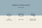 Natroceutics Omega 3 Pure & Wild - How to Use