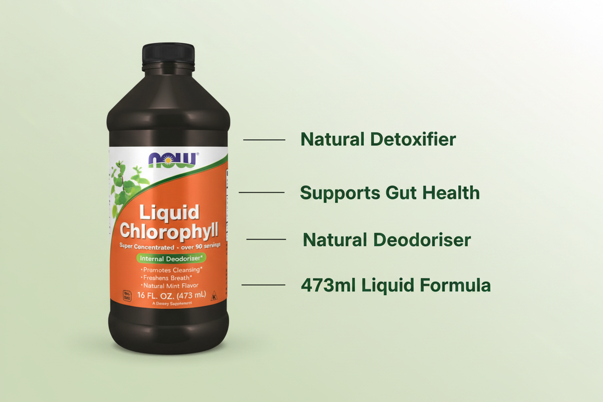 Now Foods Liquid Chlorophyll - Key Benefits
