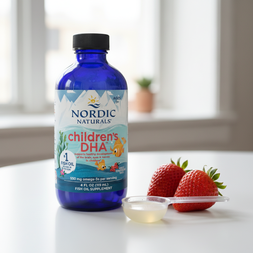 Nordic Naturals Children's DHA Liquid - Product Close-up