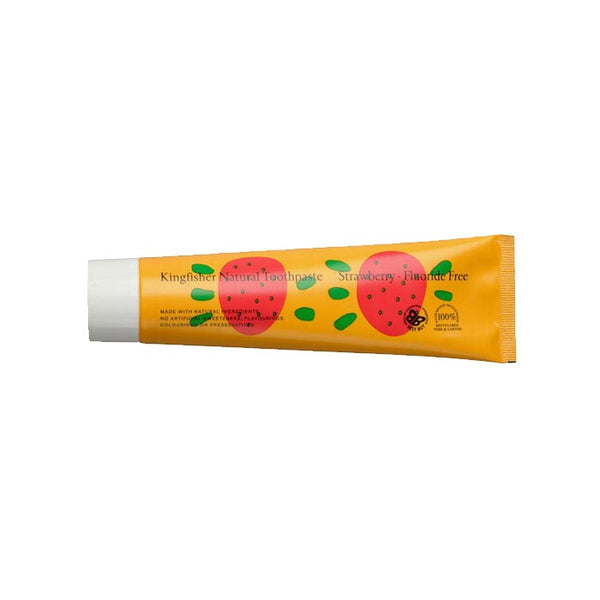 Kingfisher Natural Toothpaste - Children's Strawberry Fluoride Free 100ml