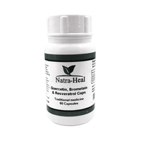 Natra Heal - Quercetin Bromelain and Resveratrol 60 Capsules